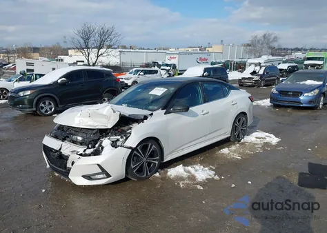 2020 Nissan Sentra Sr Xtronic Cvt z USA, uszkodzony, nr VIN 3N1AB8DV4LY217129